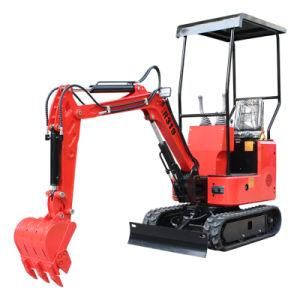 Free Shipping China Wholesale Micro Mini Excavator 1 Ton Prices with EPA/CE/Euro 5