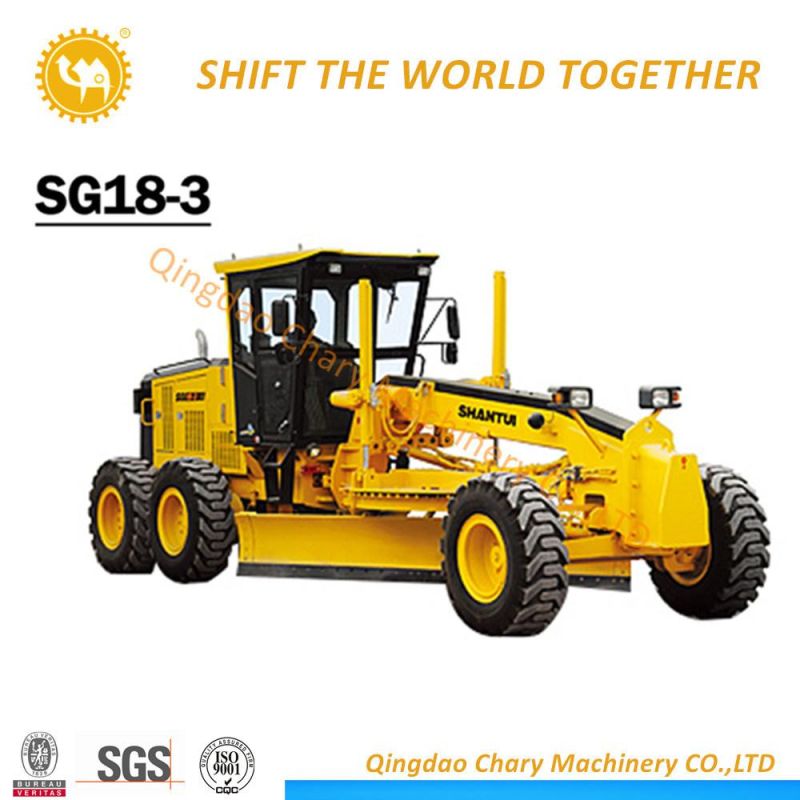 180HP Motor Grader Shantui Sg18-3 Road Grader for Sale