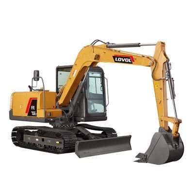 8ton Middle Size Crawler Excavator Digger for Road Construction