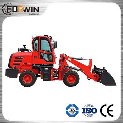 1200kg/0.6m&sup3; Fw912c Front Loader Factory Outlet Small Wheel Loader Price with 4 in 1 Bucket/Digger