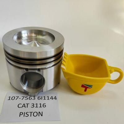 High-Performance Diesel Engine Engineering Machinery Parts Piston 107-7563 for Excavator Parts M318 M220 Engine Parts Cat3116 Generator Set