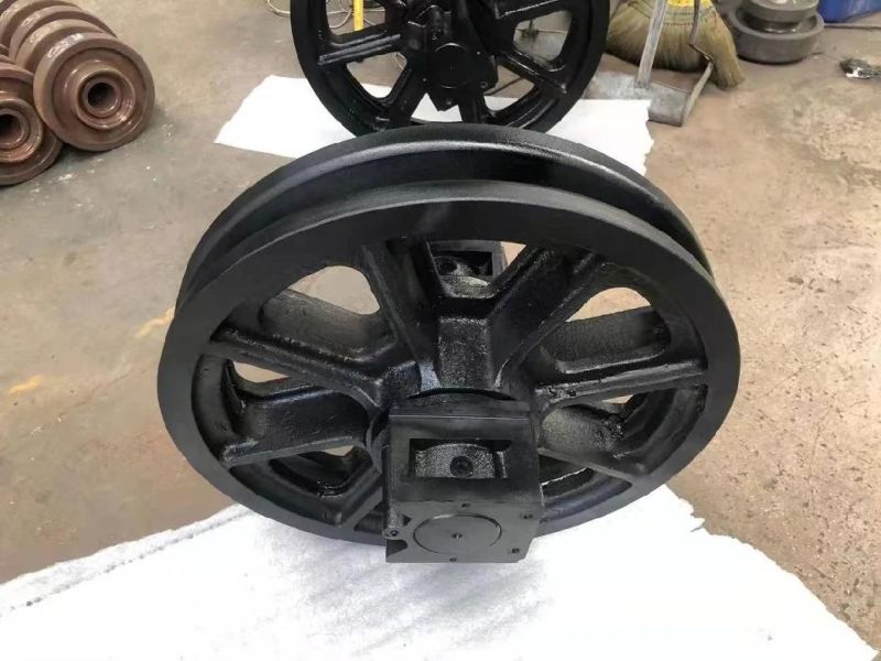 Common Construction Machine Part Earth Movers Crawler Excavator Parts Undercarriage Spare Parts Idler Wheel Front Idler