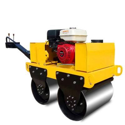 700kg Vibratory Double Drum Road Roller Vibrator Mini Compactor Rollers