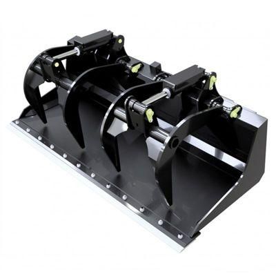 Qingdao Ruilan Customize High Quality Hydraulic Grapple Bucket for Skid Steer Loader