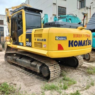 Used Japan Brand Excavator Komattsu PC200-8n1 in Excellent Condition; Used Komattsu Crawler Excavator PC200-7/PC200-8/PC220-8