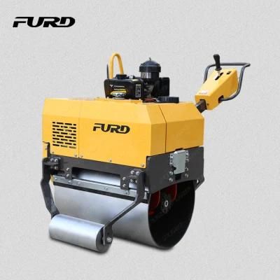 Hydraulic Driving 500kg Single Drum Vibratory Road Roller Construction Machinery Compactor