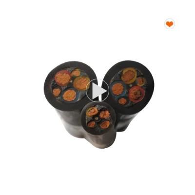 Ycw 3*35+1*10 4 Cores Electric Power Cable for Tower Crane