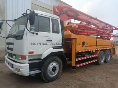 Portable Concrete Pump Truck 230kw Squeeze 36m Cement Pump Truck