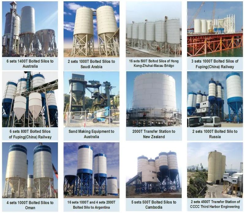 Bolted Steel Storage Broiler Poultry Cereal Grain Silos Prices