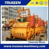 Electric Twin-Shaft Automatic Self Loading Mini Concrete Mixer Machine Js500