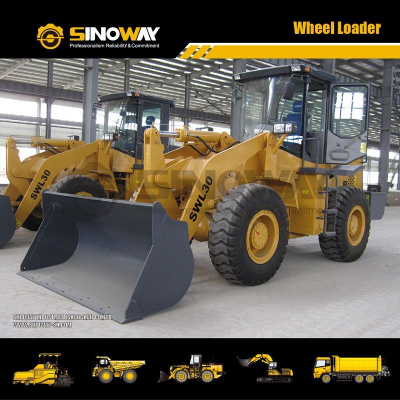 Small Payload Mini Payloader Compact Payloader 3 Ton Payloader with Cummisn Engine