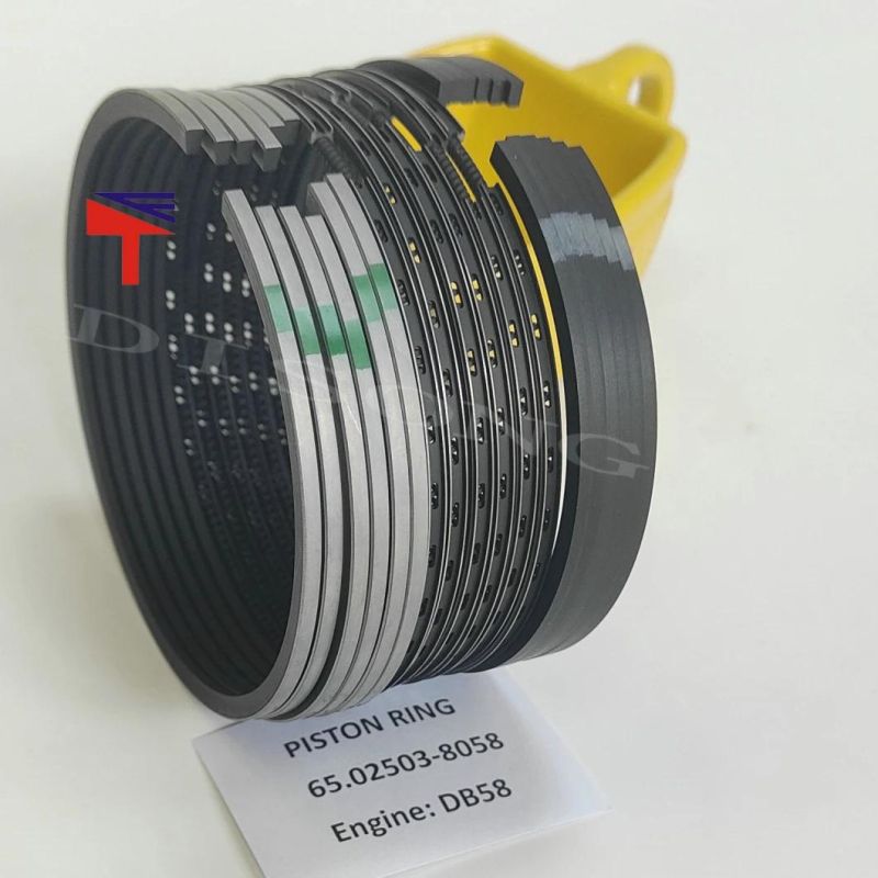 High Quality Diesel Engine Mechanical Parts Piston Ring 65.02503-8058 for Excavator Parts Dh220-7 Dh220-5 Engine Parst dB58 Generator Set