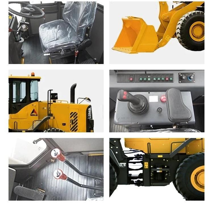 Chinese 5ton High-End Loader with Large Breakout Force and Tipping Load