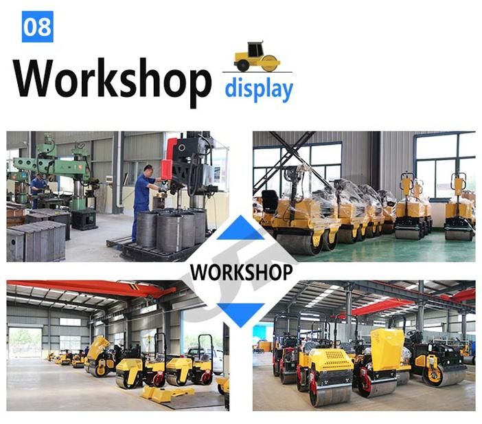 Double Drum Mini 1 Ton Road Roller Compactor Machine (FYL-880)