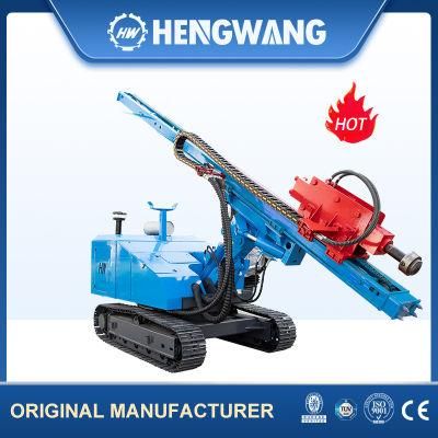 Hydraulic Mini Excavator Fence Post Solar Driver Pile Piling Machine