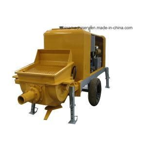 Trailer Mounted Concrete Pump with Diesel Engine or Electric Motor