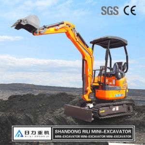 Cheap 1.8 Ton Mini Excavators Rili Excavator Prices Factory