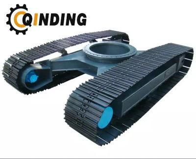 Qdst-15t Steel Track Undercarriage for Crawler System Drilling Rig Excavator Crusher Machinery Parts