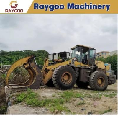 Second Hand Forestry Machinery Hydraulic 3 Ton/5t Wheel Loader SD LG Grapple Timber Grapple Wood Grapple