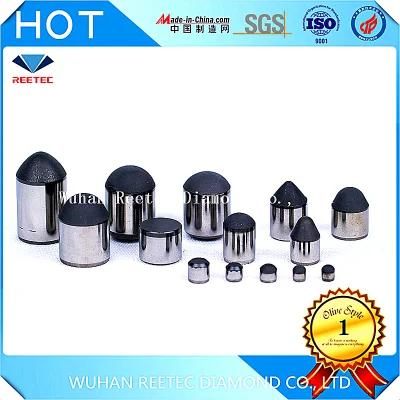 Tungsten Carbide+PCD Layer PDC Mining Button Bits