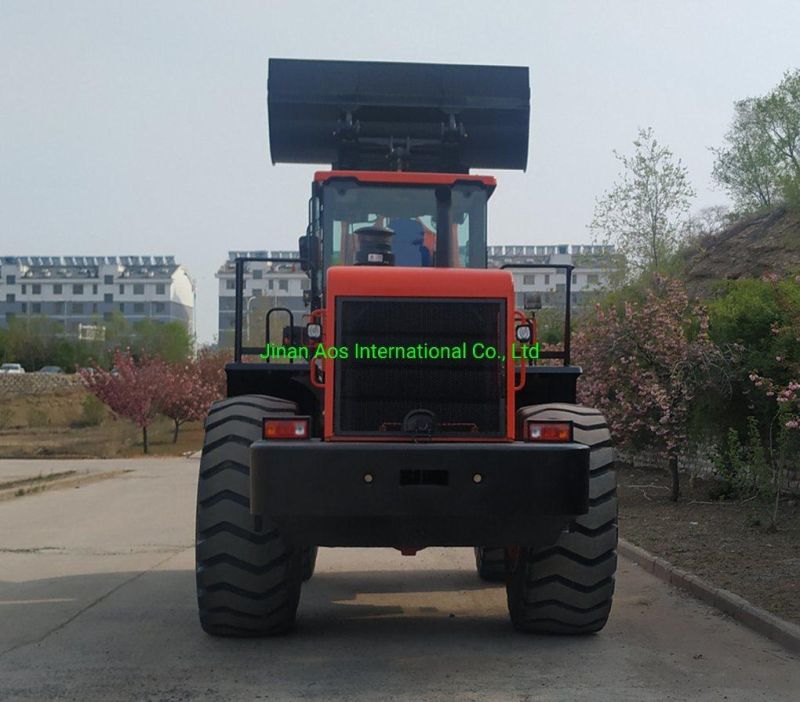 6t Big Wheel Loader Max Speed 38km/H Tyre Size 26.5-25