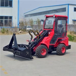 1ton Small Telecopic Wheel Loader Dy840 with Rear Hydraulic Output