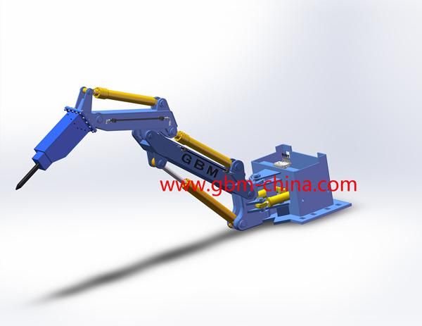 Gbm New Design Stationary Equipment with Hydraulic Breaker