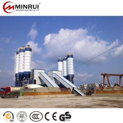 Hzs60 Concrete Batching Plant Mini Cement Silo with Control Room