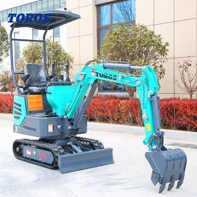 Mini Excavator Hydraulic Crawler Excavator Small Bagger with CE ISO Certification for Sale