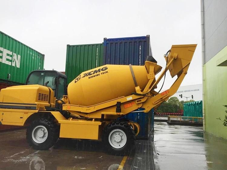 XCMG Slm4 Mini 4 Cubic Capacity Self Loading Concrete Mixer Trucks for Sale