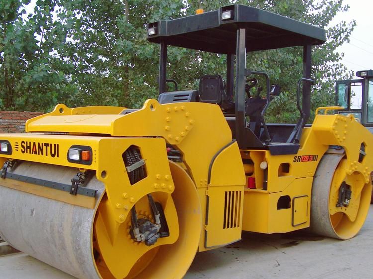 Shantui 3 Ton Mini Mechanical Vibration Double Drum Road Roller