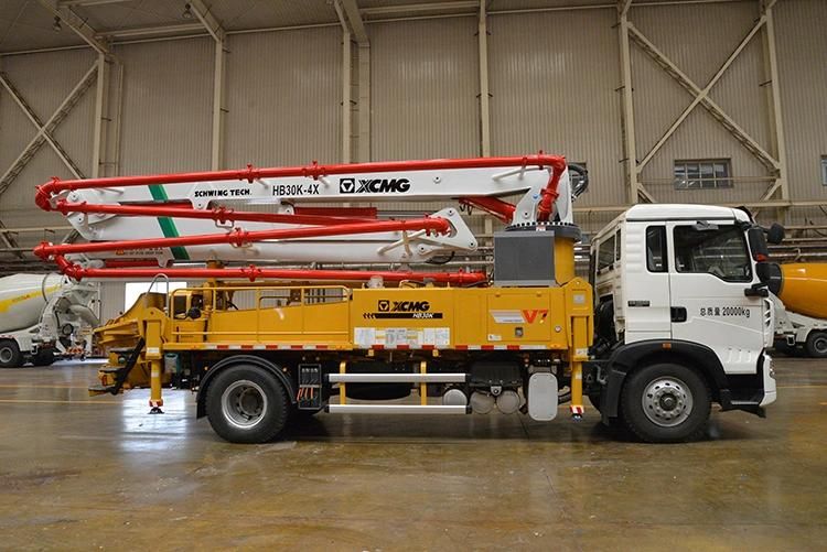 XCMG Schwing Concrete Pump Truck Hb30K China 30m Mini Small Truck Mounted Concrete Pump Truck with HOWO Chassis Price