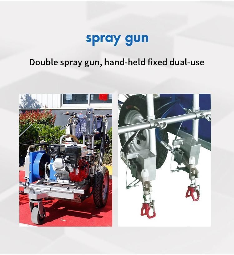 Hand Push Cold Spraying Road Paint Machine