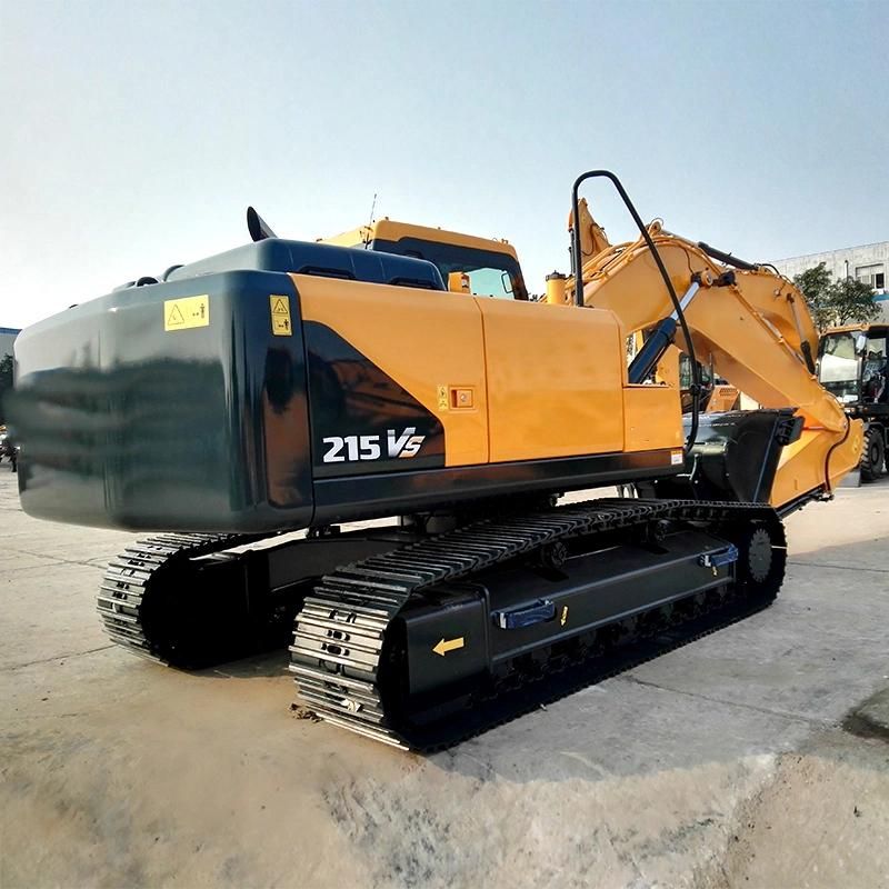 High Quality Imported 21ton Crawler Excavator 215vs Hydraulic Digger Machine with Best Service