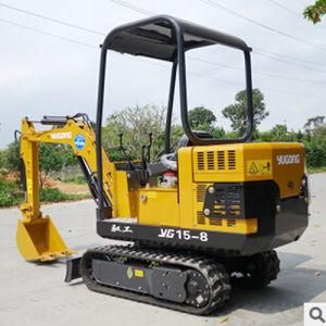 Small-Scaled Crawler Hydraulic Crawler Excavators with Rubber Track