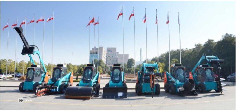 Sunward Swtl4518 Wheeled Skid Steer Loader 4tons in Cheap Price