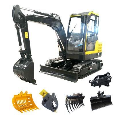 Hot China Mini Excavator 0.8t -10 Ton Small Digger 1 Ton Excavator with Rubber Track for Sale Price