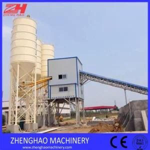 Hot 25m3/H Portable Concrete Batching Plant Hzs25