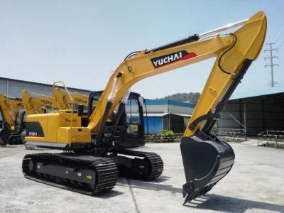 13.8 Tons Yc135-9 Steel Tracks Excavator with Dozer