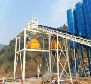 Automatic Cement Belt Type 60m3/Hr Concrete Batching Plant for Sale