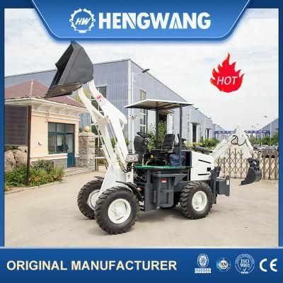 Loader Bucket Capacity 0.4m3 Small Agriculture Machinery Equipments Backhoe Loader Use for Indonesia