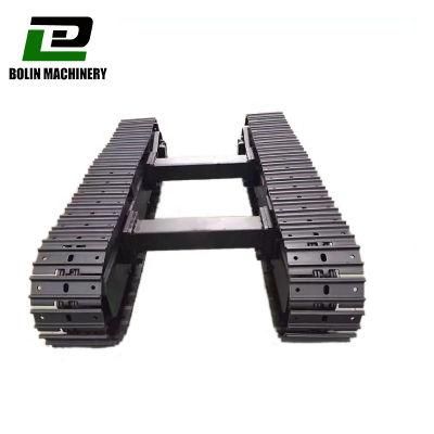 Hydraulic Crawler Steel Track Undercarriage with Rotary Bearing Drilling Rig Pile Driver