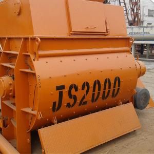 2017 High Quality Twin Shaft Concrete Mixer Js2000 (120m3/h)