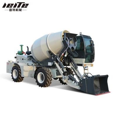 2.6 M3 Self Loading Mobile Concrete Hydraulic Mixer Cement Weighing Machine Portable Concrete Mixer Cheap Price