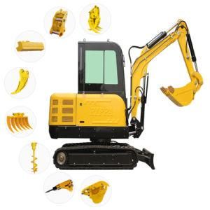 Small Mini Excavator Mini Excavation 3 Tonne Mini Backhoe Excavator for Sale