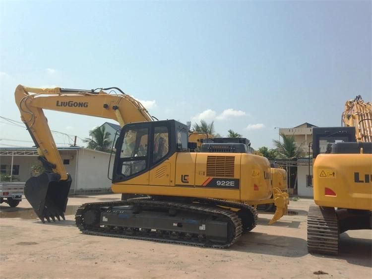 Construction Machinery New Digger Liugong Clg922e 21 Ton Hydraulic Crawler Excavator with Hammer