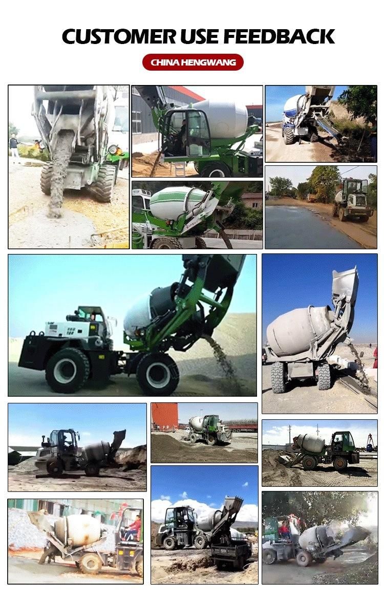 Ready Shipping Small Diesel Self Loading Concrete Mixers Truck for Mexico