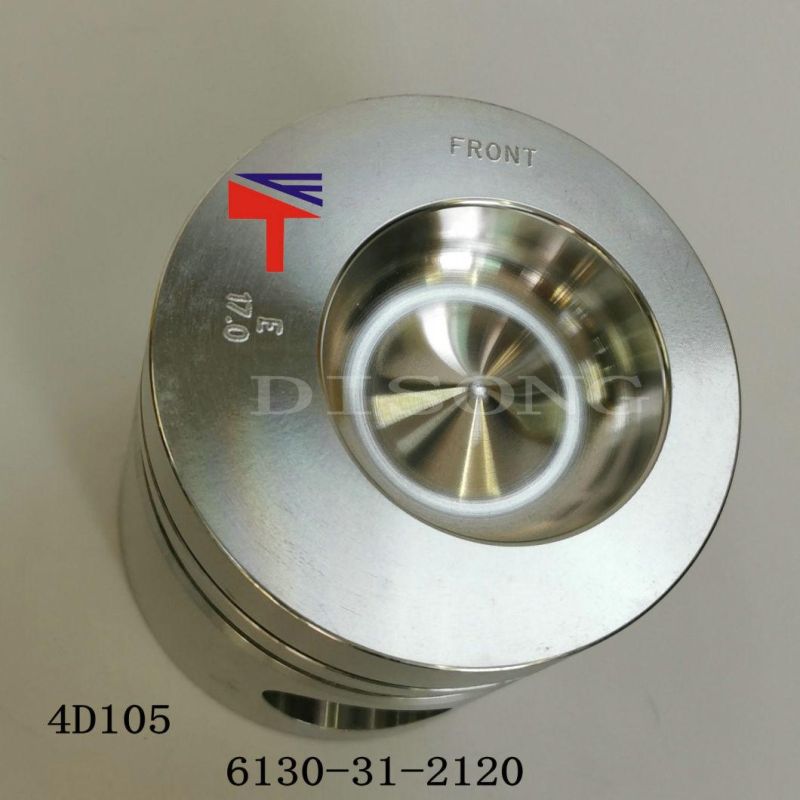 High-Performance Diesel Engine Engineering Machinery Parts Piston 6130-31-2120 for Engine Parts S4d105 Generator Set