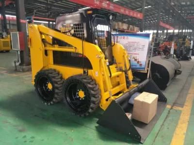Construction Engineering Machinery Jc Series Skid Steer Loader with Various Attachments and Optional Diesel Engine for Sale