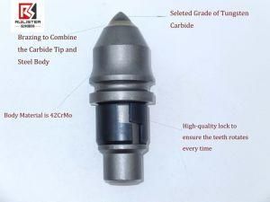 Rock Cutting Drilling Auger Parts Teeth Bullet Teeth